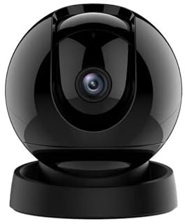 KVBRUI Caméra de sécurité intérieure PTZ Wi-FI 5 MP, détection d'animaux, Suivi Intelligent par IA, Conversation bidirectionnelle, Vision Nocturne, babyphone(US Plug_5MP)