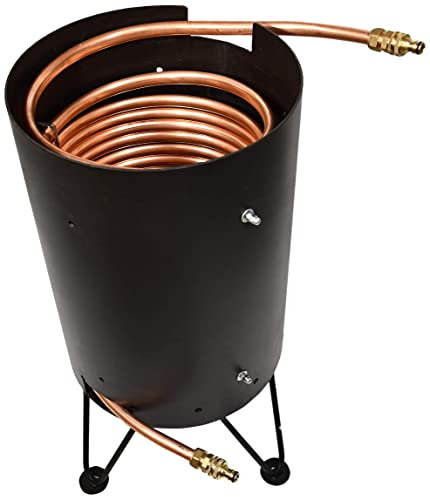 Chauffage de piscine avec spirale tuyau en cuivre 18 x 1 mm 15 m pour raccord Gardena