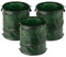 Navaris 3X Pop-Up Gartenabfallsack 150l - Ø53x65cm - Gartensack Set selbstaufstellend faltbar selbststehend - Laubsack groß für Gartenabfälle