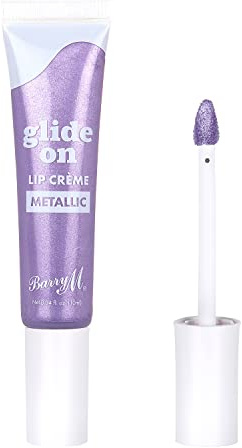 Barry M Glide On Lip Crème | Shade Lavender Crush | Metallic Lilac