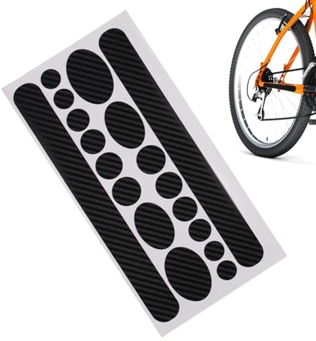 Autocollant de protection pour vélo - Anti-rayures - Film adhésif pour cadre de chaîne de VTT
