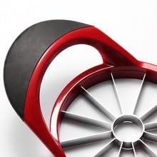 Apple Corer and Slicer - Stainless Steel Fruit Cutter, Ergonomic Rubber Handle, Easy Grip, 8 Sharp Blades for Quick Slicing,for Apples and Pears, Dishwasher Safe, Kitchen Tool for Home Use