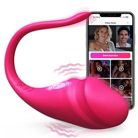 Vibrador Mujer Juguetes Eróticos para Pareja Sexuales - Vibrador Control Remoto App con 9 Modos de Vibración, Sexo Vibrador Mando Distancia App, Juguetes Sexuales, Estimulador de Clítoris Femenino