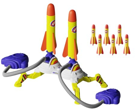 amangul Lanzamiento De Juguete Volador Ideal para Juegos De Playa En Patio Trasero para Niños Nave Espacial Voladora Regalo De Cumpleaños Juguete Lanzadores De Nave Espacial