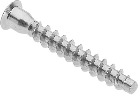 Mprofi MT® 10 Piece | Confirmatic Screws 5x50 mm | Furniture Screws with Countersunk Head | Corpus Connection in Zinc Plated Steel | Hex Socket Fitting for Cabinet Fitting