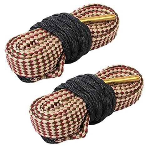 2PCS New Bore Cleaner .270 Cal .280 .284 & 7mm Gun Barrel Cleaning Rope Geeignet für Gewehrschrotflinte Messingbürsten-Reinigungsschnur