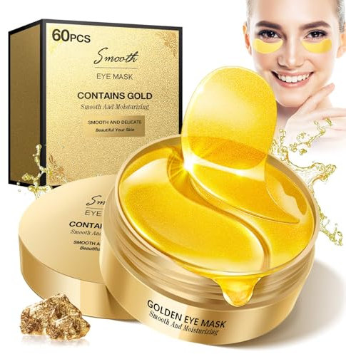 60 Pezzi Patch Occhi per Ridurre Occhiaie e Borse, Collagene per Un Effetto Tonificante, Cura Del Contorno Occhi Senza Età