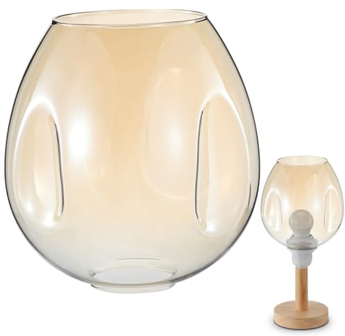 NUOBESTY Pantalla De Vidrio Para Lámpara De Techo Y Pared Cubierta De Lámpara Transparente Estilo Europeo Repuesto De Cristal Para 5.90X5.51X5.51 Pulgadas Para Sala Y Dormitorio
