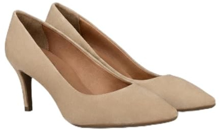Stiletto - Escarpins à Talon Aiguille Beige, EU 38