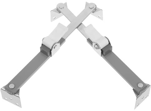 OUNONA Universal Tv Anti-tip Wall Mount Bracket 2pcs Adjustable 14-20cm Lcd Anti-tilt Holder Furniture Safety Strap for Flat Screen Tvs Secure Home and Office Use