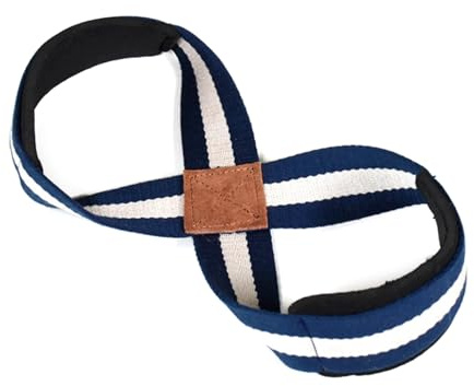 Dcfbkl Figura 8 - Correas de muñeca para levantamiento de pesas, resistentes, para levantamiento de pesas, correa de entrenamiento de espalda