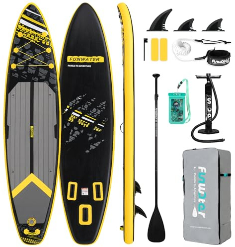 FunWater Tavola gonfiabile Stand Up Paddle con accessori completi, Premium Stabiles ISUP con processo di sigillatura a caldo integrato, per adulti e ragazzi