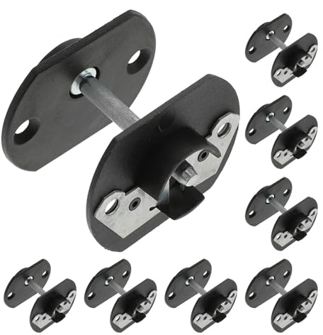 Healifty Set da 8 Perni Connettore per Divani Componibili in Metallo Resistente, Staffe di Collegamento Stile Perno per Mobili Modulari, Accessori per Giunzioni Divano e Arredamento