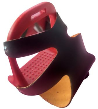 Xgdsnly Étrier avec Semelle Antidérapante Robuste Étrier Anglais Sécurité Équipement D'équitation pour Entraînement , Rouge