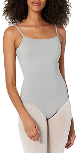 Bloch Dance Women's Nejor Microlux Camisole Leotard, Grey, Medium Long