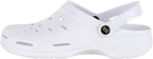 WORKTEAM Zueco Ultraligero de EVA Ergonómico y Anatómico, con Ventilación y Tira de Sujeción en Talón. Unisex Blanco 43