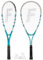 Franklin Sports Unisex-Erwachsene Crossminton Game Set Speedminton Spielset, Blau/Weiß