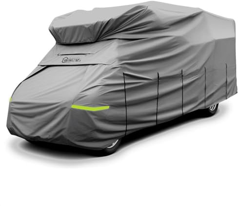 MRWIZMS Motorhome cover Caravan Cover - Exceptional, durable and wear-resistant motorhome cover offers solid protection for your motorhome. Easy to assemble and disassemble.7-7.5 m