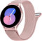 Wanme Armband für Samsung Galaxy Watch 6 40mm/ Galaxy 6 44mm Armband, Edelstahl Mesh Metall Ersatzarmband für Samsung Watch 6 Classic 43mm 47mm für Damen und Herren (Rosa)