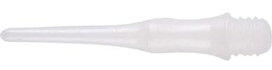 HJIAMA 200 Stück Softdart Spitzen, Dart Spitzen Soft 2BA, Ersatz Dartspitzen Kunststoff Weiß, Dart Zubehör für Amateur-Dart