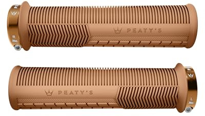 Peaty's Monarch-Griffe – Gummi/pilz/dünn – Trail-Komfort, langlebig, ergonomische Fingerstangen, unterstützt Daumenpolster, ganztägiges Reiten, jedes Wetter und Gelände, MTB Enduro Downhill E-Bike