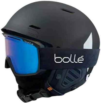 Combo Mute Maddox | Ski Helmet + Ski Goggles | Robust ABS shell with adjustable Click-to-Fit adjustment, optimized ventilation | 100% UV protection, anti-fog and anti-scratch