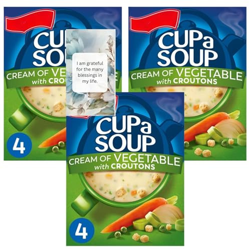 Soup Bundle With Cup a Soup Cream of Vegetable With Croutons (3 Pack)