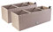 PAFEN 2in1 Set 2X Balkonkasten Blumenkasten Rattan-Optik 4 Farben Pflanztopf Blumenkübel (Mocca)