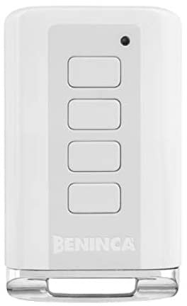 Beninca 4-Kanal 433 MHz IRI.TX4AK Handsender Weiß RollingCode und ARC Codierung