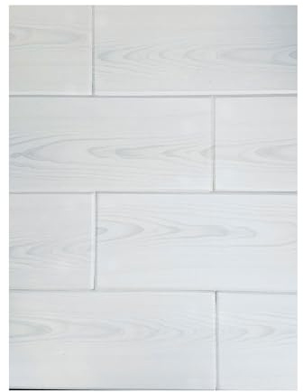 LA Maison Ceilings WP02CW Foam Wood Ceiling Planks, Country White, 39 x 6, Covers 78 sq. ft., Pack of 48