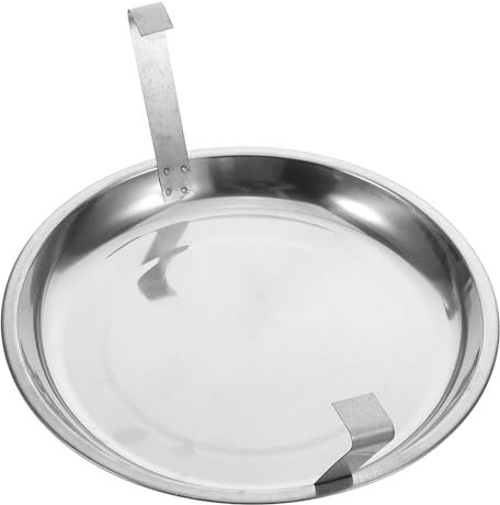 Alipis Commercial Bbq Ash Bin Replacement Steel Holder for Korean Style Grill