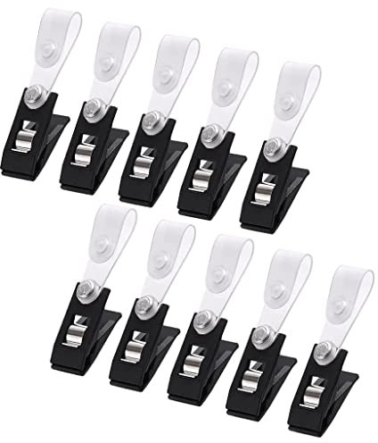 YUXITA 50 tapones de jardín para jardín, clips antiviento para tapones de silicona fijos creativos, clip resistente al viento para jardín P