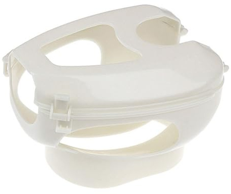 VILLCASE Supporto per Piccione in Plastica Resistente Telaio Fisso per Uccelli Fissatore per Iniezione e Alimentazione Piccioni Accessorio per Osservazione Senza Pressione Bianco