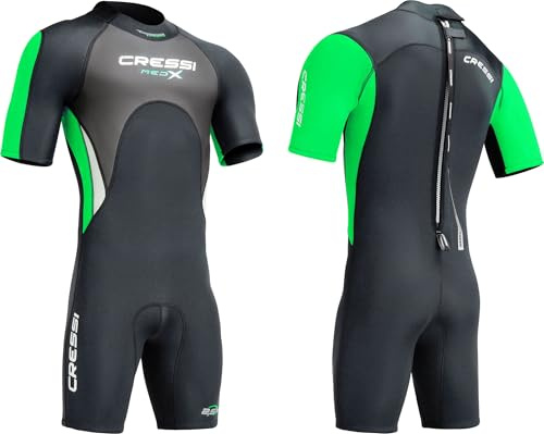 Cressi Med X Men's – Shorty våtdräkt för män premium neopren 2,5 mm
