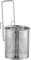 Lurrose Mesh Pasta Basket Stainless Steel Pasta Strainer Food Strainer Deep Fry Basket Pasta Strainer for Hot Pot Noodles Dumpling Spaghetti