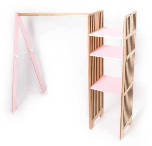 Armoire en bois pour enfant, penderie pour enfant, armoire pour enfant, chambre d'enfant, armoire de chambre d'enfant, meubles de chambre à coucher montessori
