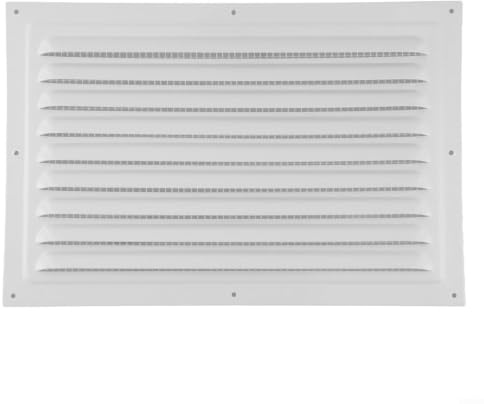 Copertura quadrata in metallo con rete in nylon per applicazioni su griglia di feritoia in ambienti multipli (200 x 300 mm)