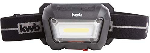 kwb Akku Kopf-Leuchte mit Bewegungs-Sensor (Ein/Aus) COB LED Technik, 1500 mAh Li-Ion Batterie, ANSI FL 1 - Standard, Lampe mit 2 Leucht-Modi