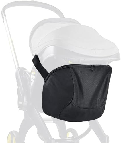 Poussette Sac de rangement compatible avec Doona, Organisateur Poussette pour Couche, Jouets avec fermeture éclair antidérapante & Grand espace de rangement, Poussette Accessoire fit Doona