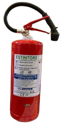 ESTINTORE IDRICO A SCHIUMA ANNO DI FABBRICAZIONE 2025, OMOLOGATO E CERTIFICATO SECONDO QUATO RICHIESTO DAL DECRETO AFFITTI BREVI.