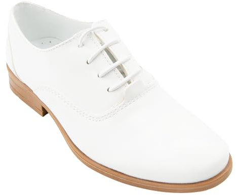 Boys' Lace Up Derby Dress Shoes - Communion Wedding Prom Formal Footwear