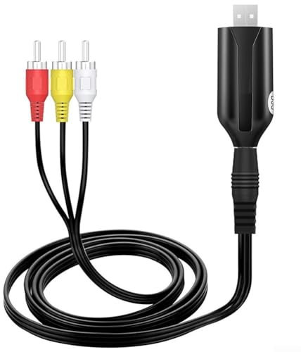 Este dispositivo portátil de captura AV USB 2 0 hace que digitalizar tus videos antiguos sea muy fácil