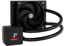 ENERMAX LIQMAX IV 120 mm AIO CPU vattenkylning | Dual Chamber|TDP 320W+|Intel LGA 1851/1700/115x/2066| AMD AM5/AM4 | Digital display | 1x 120 PWM Performance Flow |ELC-LMIV120-SF