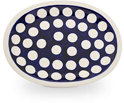 Original bunzlauer affettati piatto di ceramica/piatto da portata 29.1 x 22.1 cm nella parete 26