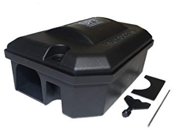 Opkill Lockable Rat & Mouse Bait Box Stations for the Safe Control of Poison & Pest Traps, Heavy Duty Tamper Resistant for Outdoor Usage (Empty)