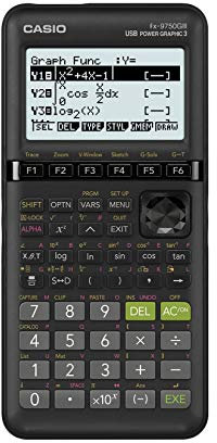 Casio fx-9750GIII Black Graphing Calculator (Renewed)
