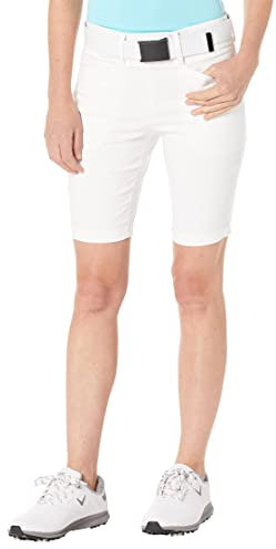 Callaway Damen Truesculpt Tech Stretch Golf-Shorts, Weiß glänzend, Medium