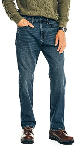 Nautica Men's Relaxed Fit Jean, Atlantic Coast Wash, 40W x 32L