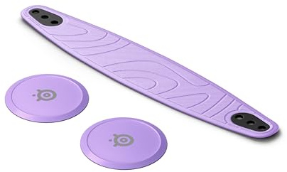 SteelSeries Arctis Nova Booster Pack Lilac - Gaming Headset-tillbehör - Tvåfärgat Nylonhuvudband - Anpassa med unika metalliska högtalarplattor - Begränsad upplaga samlarobjekt