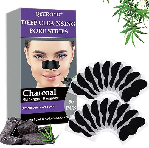 TruuMe Patch Point Noir, Patches Point Noir Nez, Patch Point Noir Visage, Patch Anti Point Noir Nez Visage, Patch Point Noir Nez, élimine les Points Noirs et les Impuretés, 50 Pcs